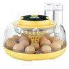 VEVOR 18 Egg Incubator, Automatic Egg Turner with LED Candler, Temperature & Humidity Control, 360° View Clear Window, Auto Water Refill, Poultry Eggs Incubators for Hatching Chicks Ducks Goose Quail