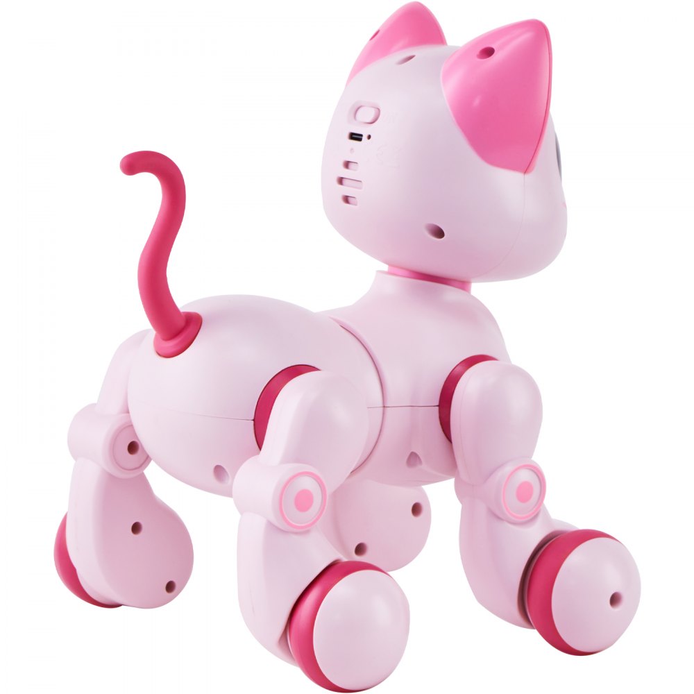 VEVOR Remote Control Robot Cat Toy, RC Cat Programmable Smart Interactive Robotic Pet for Kids with Touch Control, Walking Singing Dancing RC Stunt Toy Cat for Age 3 4 5 6 7 8 10 Year Old Boys Girls
