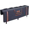 VEVOR Tailgate Bike Pad, 53" Truck Tailgate Pad Carry 5 Mountain Bikes, Upgraded Grooves Tailgate Protection Pad with Reflective Strips and Tool Pockets, with Camera Opening for Mid-Size Pickup Trucks