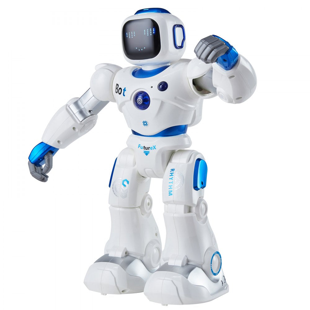 VEVOR RC Robot Toys for Kids, 2.4GHz Programmable Remote Control Smart Robot with Touch, Voice & APP Control, Interactive Singing Dancing Robot for Age 3 4 5 6 7 8 10 Year Old Boys Girls Birthday Gift