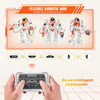 VEVOR RC Robot Toys for Kids, Battle Mode Programmable Remote Control Smart Robot with Bullets, Interactive Walking Dancing Robot for Age 3 4 5 6 7 8 10 12 Year Old Boys Girls Birthday Gift Present