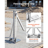 VEVOR T Post Puller, 3.54 in Max Clamping Width, Heavy-Duty Steel Jaw Grip, Powder-Coated Finish, Easy to Store, Labor-Saving Fence T-Post Remover Tool for Rebar Stakes, Wood Stakes, and Road Signs