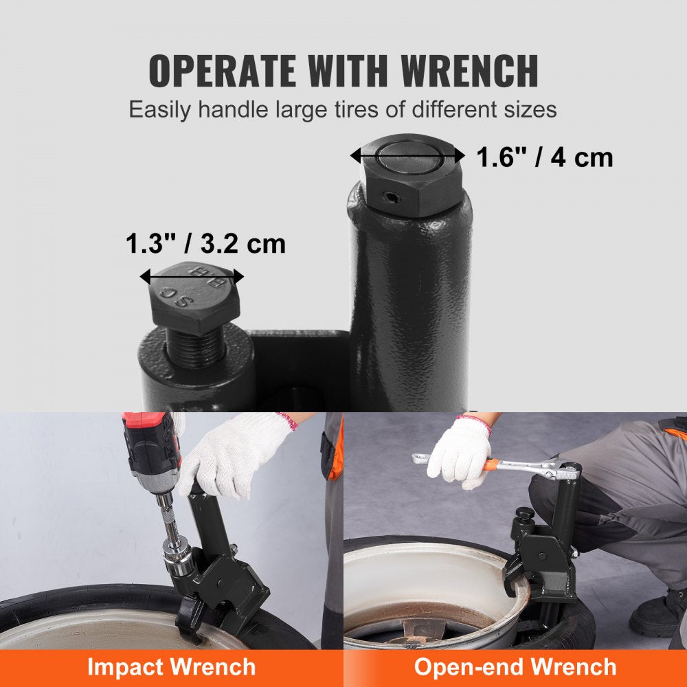 VEVOR Manual Tire Bead Breaker, 38"-42" Tires Changer Tool, Heavy-duty Bead Breaking, Easy-Operated Tire Repair Tool for ATVs/UTVs, Tractors, Trucks, Cars, Heavy Duty Tires
