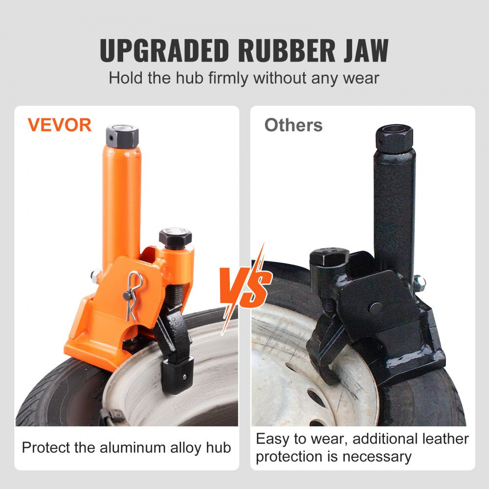 VEVOR Manual Tire Bead Breaker, 38"-42" Tires Changer Tool with Rubber Pad, Protect Aluminum Alloy Hubs, Easy-Operated Tire Repair Tool for ATVs/UTVs, Tractors, Trucks, Cars, Heavy Duty Tires