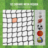 VEVOR Golf Net, 10x10ft Golf Practice Net, Indoor Hitting Net for Golf, Baseball, Hockey, Soccer, Heavy Duty Nylon DIY Ball Net, Sports Netting Barrier for Backyard Driving Training Swing (Net Only)