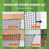 VEVOR Golf Net, 10x15ft Golf Practice Net, Indoor Hitting Net for Golf, Baseball, Hockey, Soccer, Heavy Duty Nylon DIY Ball Net, Sports Netting Barrier for Backyard Driving Training Swing (Net Only)
