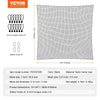 VEVOR Golf Net, 10x15ft Golf Practice Net, Indoor Hitting Net for Golf, Baseball, Hockey, Soccer, Heavy Duty Nylon DIY Ball Net, Sports Netting Barrier for Backyard Driving Training Swing (Net Only)