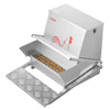 VEVOR Automatic Chicken Feeder, 40 lbs Capacity, Rainproof Treadle Poultry Feeder with Lockable Lid, No Waste, Galvanized Steel Construction, Outdoor Use, for Chicken, Bantams, Poultry, Pheasants