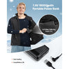 VEVOR Heated Vest, Men Electric Heating Vest with 16000 mAh Battery Pack, 6 Heating Zones Lightweight Rechargeable Winter-Vest with 3 Levels, for Outdoor Hiking Camping Fishing Skiing, Size L