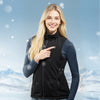 VEVOR Heated Vest, Women Electric Heating Vest with 16000 mAh Battery Pack, 6 Heating Zones Lightweight Rechargeable Winter-Vest with 3 Levels, for Outdoor Hiking Camping Fishing Skiing, Size S