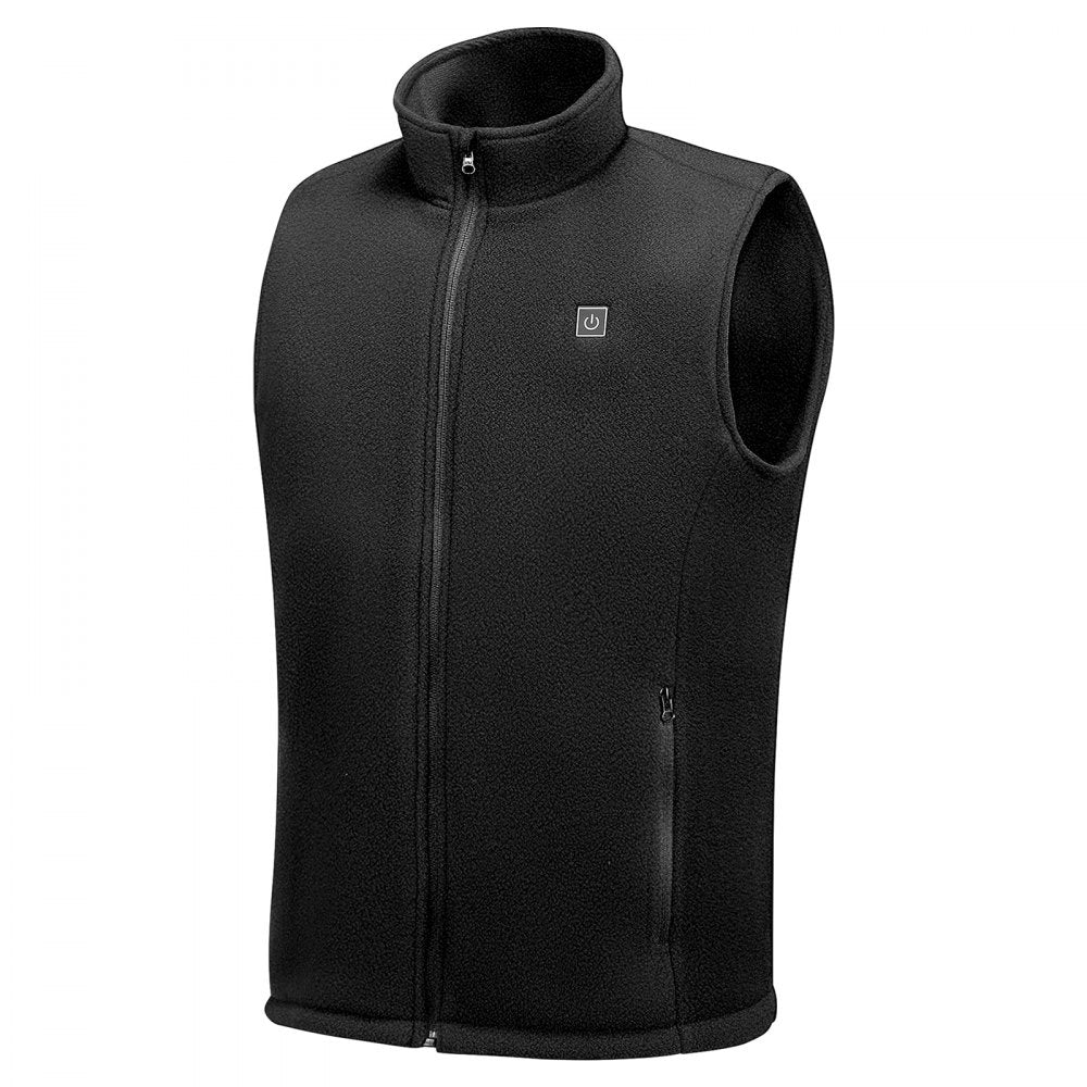 VEVOR Heated Vest, Men Electric Heating Vest with 16000 mAh Battery Pack, 6 Heating Zones Lightweight Rechargeable Winter-Vest with 3 Levels, for Outdoor Hiking Camping Fishing Skiing, Size XL