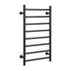 VEVOR 8 Bars Towel Warmer Rack, 120V Wall Mounted Heated Towel Rack for Bathroom, IPX5 Waterpoof Towel Heater Rack with Timer & LED Display Screen, 5 Levels Adjustable Temperature Towel Heater, Black