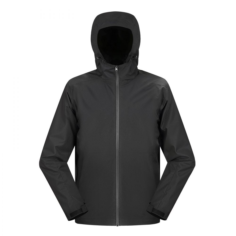 VEVOR Heated Jacket for Women with 7.4V Battery, Soft Shell Electric Heating Coat, Windproof Waterproof Lightweight Outerwear with 5 Heating Zones & 3 Heat Settings, Machine Washable, M Size