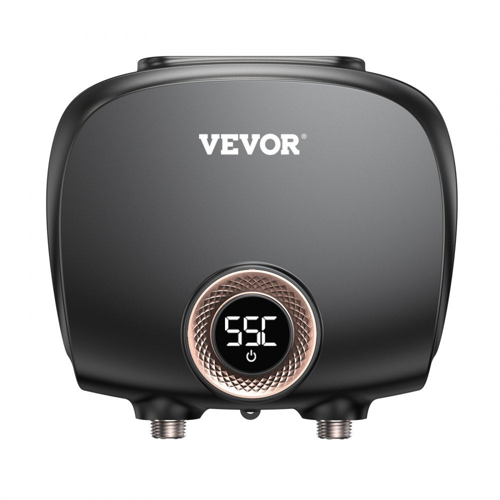 VEVOR Tankless Water Heater Electric, 7kw On Demand Instant Under Sink Water Boiler, Digital Temperature Display & Easy Installation & 24-Hour Water Supply, For Kitchen Bathroom Faucet And Shower