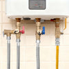 VEVOR Water Heater Kit, 3/4 Inch Cold & Hot Water Plumbing Repair Kit with 600 WOG Isolation Valves, Pressure Relief Valve, Ball Valve, Gas Hose, Compatible with Most Tankless Waters Heater Brands