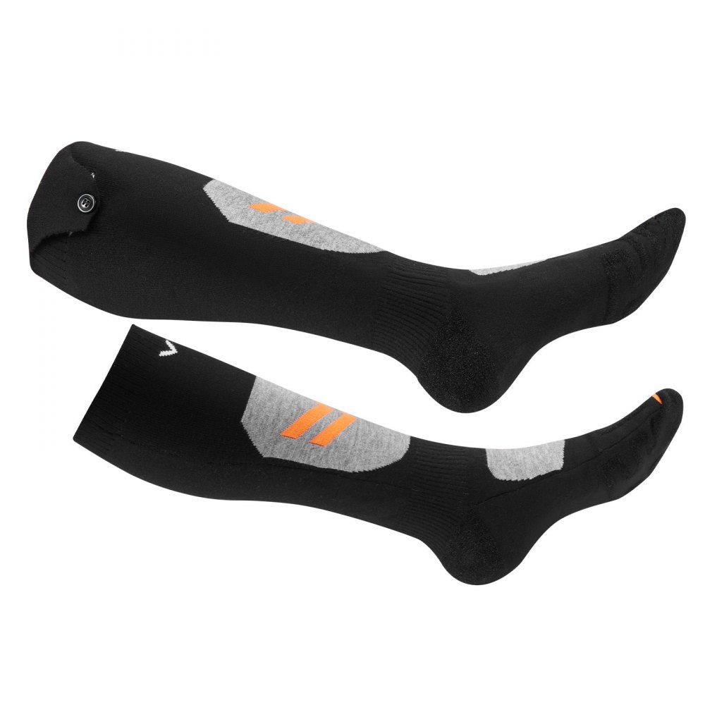 VEVOR Heated Socks, 5000mAh Battery Powered, Rechargeable Heating Socks with 4 Heating Levels, Electric Heated Sock with APP Control for Men Women, Foot Warmer for Hunting Riding Camping Hiking