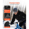 VEVOR Heated Sweatshirt Hoodie for Men Women, Heated Jacket Unisex with 7.4V 16000mAh Rechargeable Power Bank Pack, 5 Heating Zones, 3 Temp Levels, 4-8H Warmth, for Winter Outdoor Camping, Black, M Size