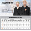 VEVOR Heated Hoodie, Unisex Heated Sweatshirt with Battery Pack 7.4V, Zip Up Electric Jacket with 5 Heating Zones for Men & Women, Lightweight Warm Heated Outdoor Pullover for Camping, M Size Black
