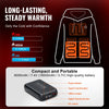 VEVOR Heated Hoodie, Unisex Heated Sweatshirt with Battery Pack 7.4V, Electric Jacket with 5 Heating Zones for Men & Women, Lightweight Warm Heated Outdoor Pullover for Fishing Camping, S Size Black
