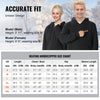 VEVOR Heated Hoodie, Unisex Heated Sweatshirt with Battery Pack 7.4V, Electric Jacket with 5 Heating Zones for Men & Women, Lightweight Warm Heated Outdoor Pullover for Fishing Camping, S Size Black