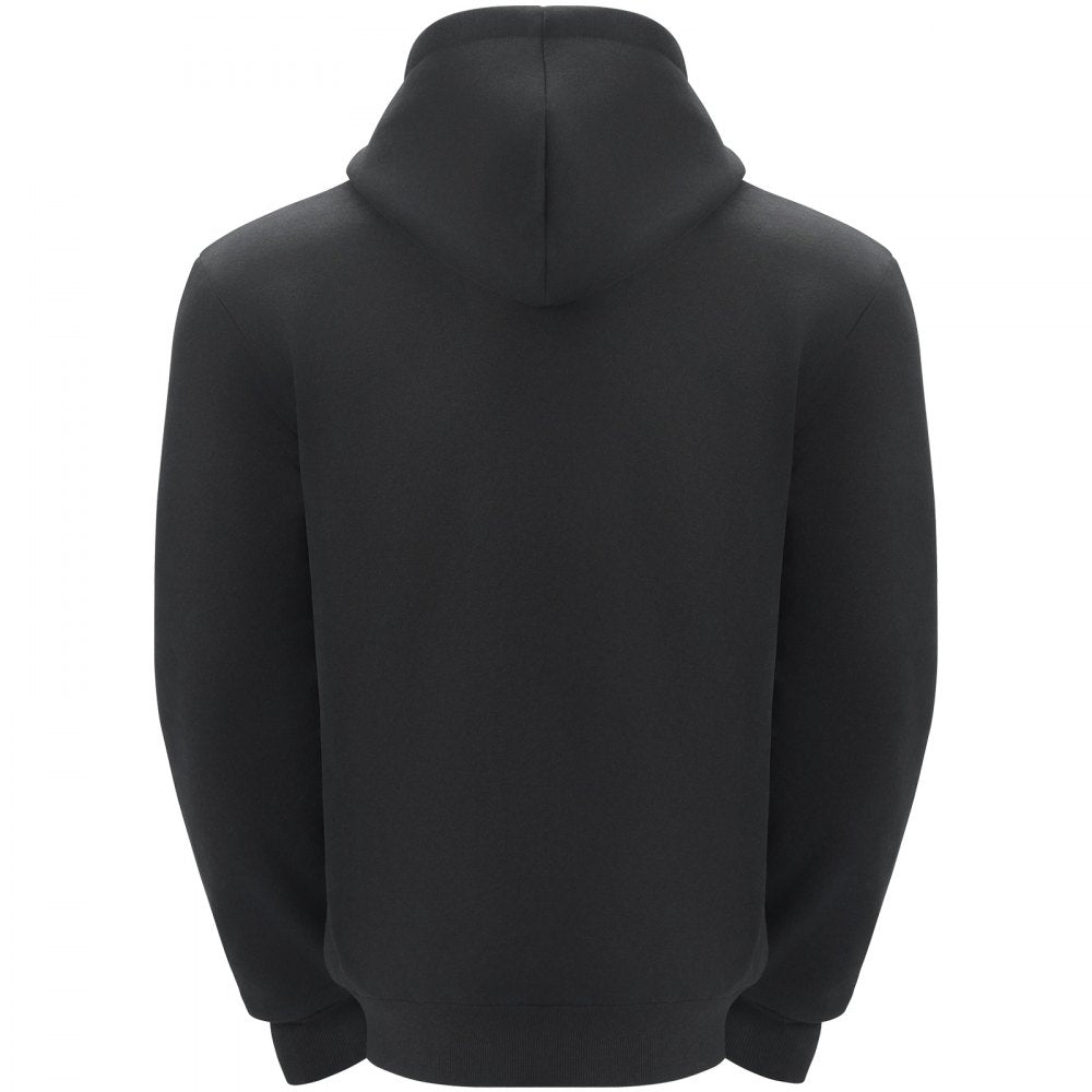 VEVOR Heated Hoodie, Unisex Heated Sweatshirt with Battery Pack 7.4V, Electric Jacket with 5 Heating Zones for Men & Women, Lightweight Warm Heated Outdoor Pullover for Fishing Camping, S Size Black