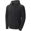 VEVOR Heated Hoodie, Unisex Heated Sweatshirt with Battery Pack 7.4V, Electric Jacket with 5 Heating Zones for Men & Women, Lightweight Warm Heated Outdoor Pullover for Fishing Camping, S Size Black