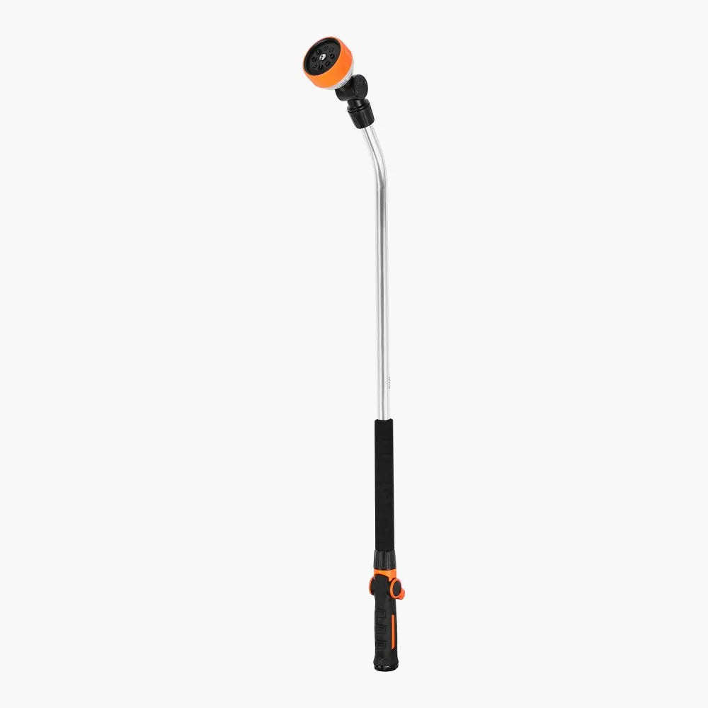 VEVOR Watering Wand, 36-Inch Extra Long Heavy Duty Garden Hose Wand with 8 Spray Patterns & 180° Swivel Head, Long Hose Nozzle Sprayer with on/off Thumb Control, Ideal for Hanging Baskets, Shrubs, Lawn