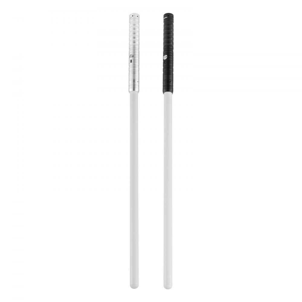VEVOR Light Sword, 2 Pack Light up Sword with 7 RGB Colors, 4 Sound Modes and Realistic Handle, Rechargeable Sword Toy for Adults and Kids, Christmas Day, Halloween Cosplay, Birthday