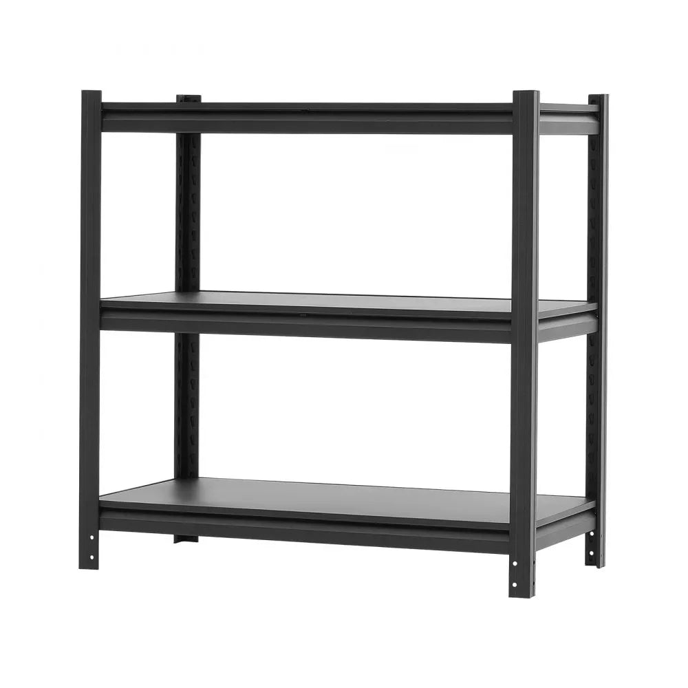 VEVOR Storage Shelves 5-Tier Adjustable Garage Shelving 2000 lbs Capacity, for Kitchen Pantry Basement Bathroom, 35.83" W x 17.99" D x 71.97" H, Heavy Duty Metal Utility Rack Shelf, Carbon Steel Frame