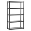 VEVOR Storage Shelves, 2000 lbs, 5 Tier Garage Storage Shelving, 18" D x 40" W x 72" H Adjustable Metal Shelves for Garage Shelves Utility Rack Shelf, Ideal for Kitchen, Warehouse, Basement, Black