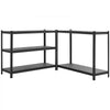 VEVOR Storage Shelves, 5-Tier Adjustable, 3000 lbs Capacity, Heavy Duty Garage Storage Shelving Unit, Metal Utility Rack Shelf, for Garage Workshop Warehouse Basement, 48.43" W x 18.31" D x 77.24" H