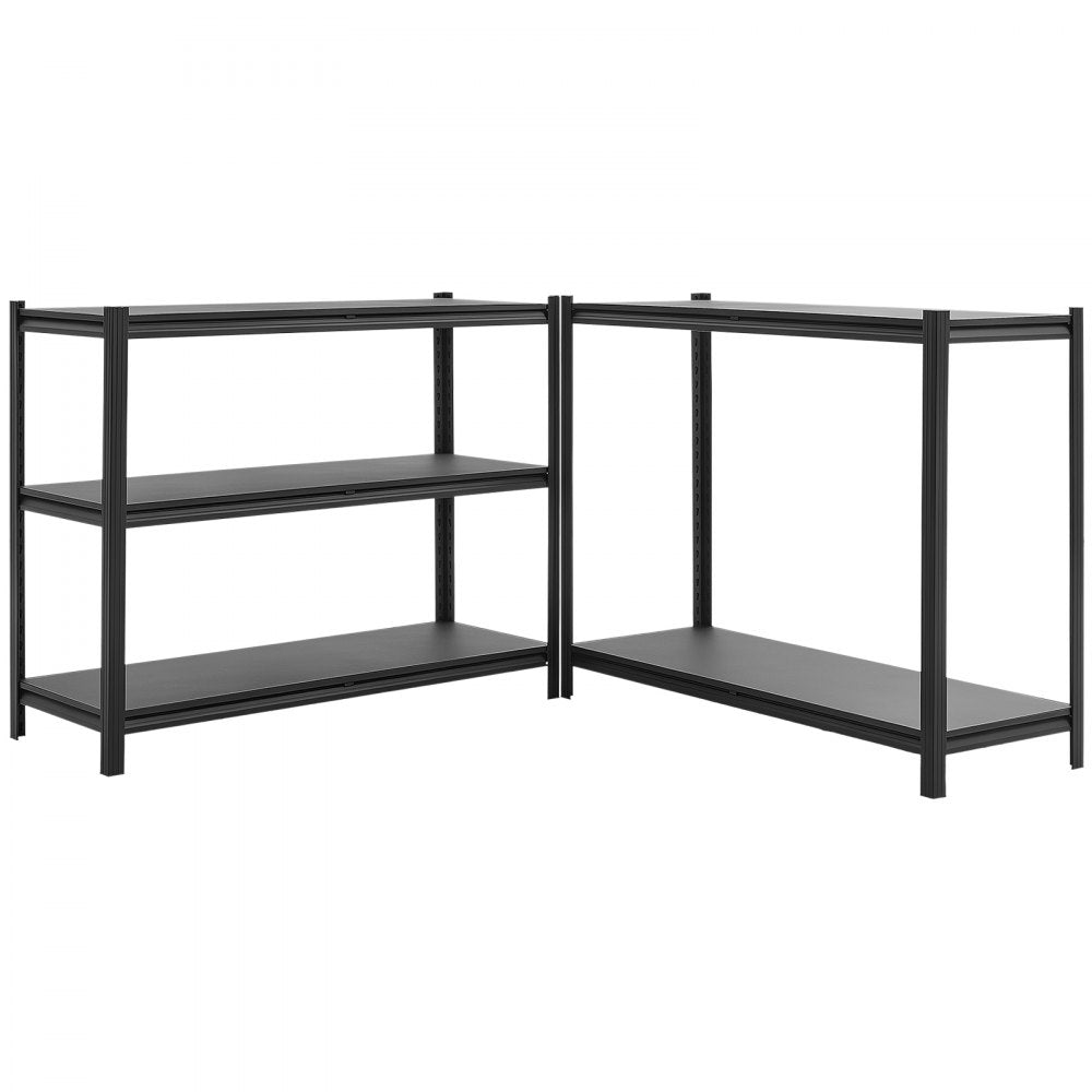VEVOR Storage Shelves, 5-Tier Adjustable, 3000 lbs Capacity, Heavy Duty Garage Storage Shelving Unit, Metal Utility Rack Shelf, for Garage Workshop Warehouse Basement, 48.43" W x 18.31" D x 77.24" H