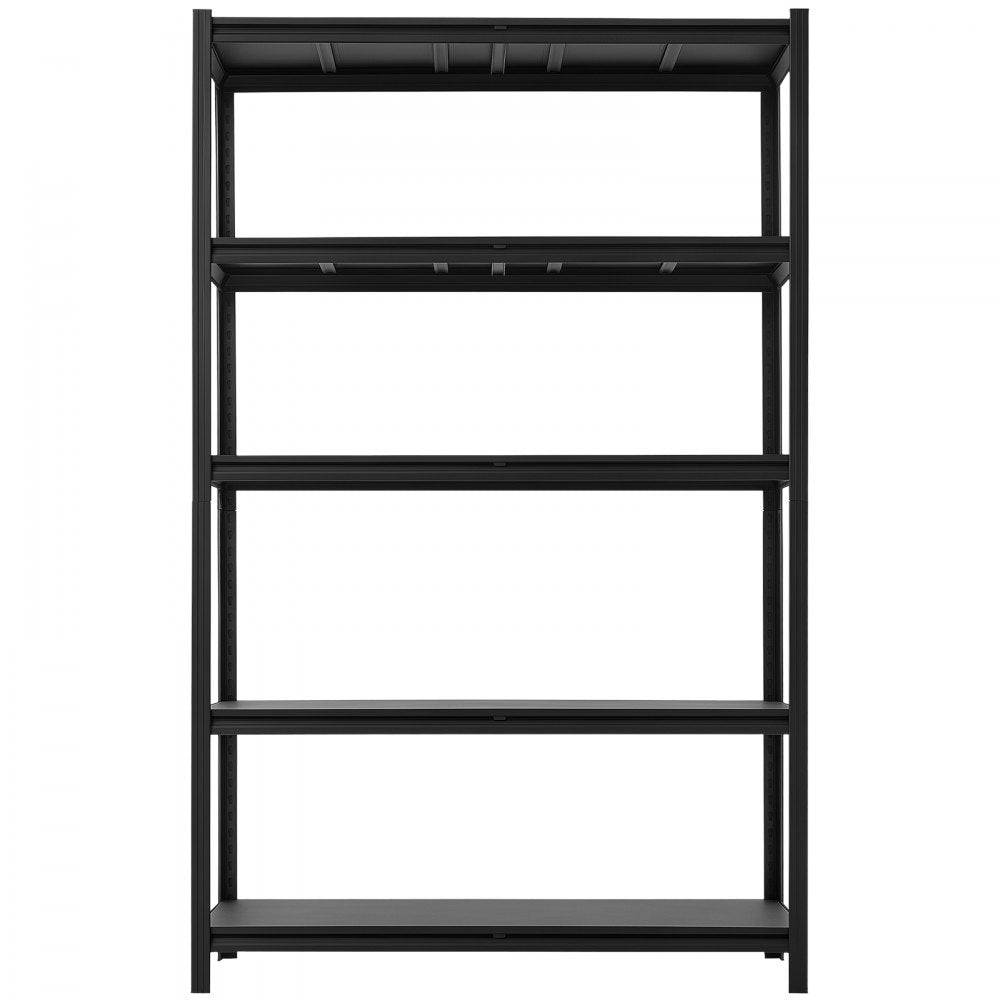 VEVOR Storage Shelves, 5-Tier Adjustable, 3000 lbs Capacity, Heavy Duty Garage Storage Shelving Unit, Metal Utility Rack Shelf, for Garage Workshop Warehouse Basement, 48.43" W x 18.31" D x 77.24" H