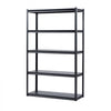 VEVOR Storage Shelves, 3000 lbs, 5 Tier Garage Storage Shelving, 18" D x 48" W x 78" H Adjustable Metal Shelves for Garage Shelves Utility Rack Shelf, Ideal for Kitchen, Warehouse, Basement, Black