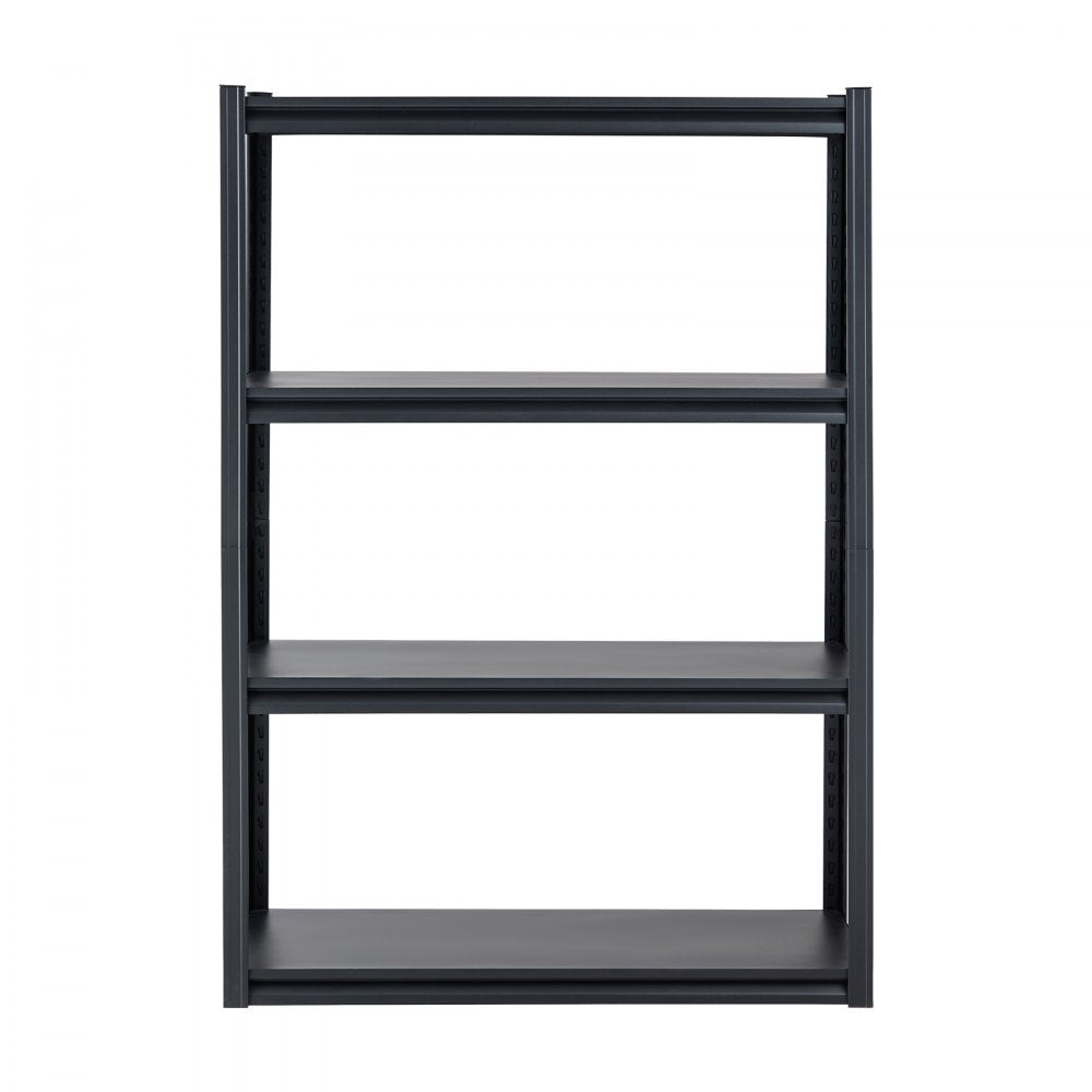 VEVOR Storage Shelves, 2400 lbs, 4 Tier Garage Storage Shelving, 20" D x 40" W x 57" H Adjustable Metal Shelves for Garage Shelves Utility Rack Shelf, Ideal for Kitchen, Warehouse, Basement, Black