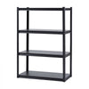 VEVOR Storage Shelves, 2400 lbs, 4 Tier Garage Storage Shelving, 20" D x 40" W x 57" H Adjustable Metal Shelves for Garage Shelves Utility Rack Shelf, Ideal for Kitchen, Warehouse, Basement, Black