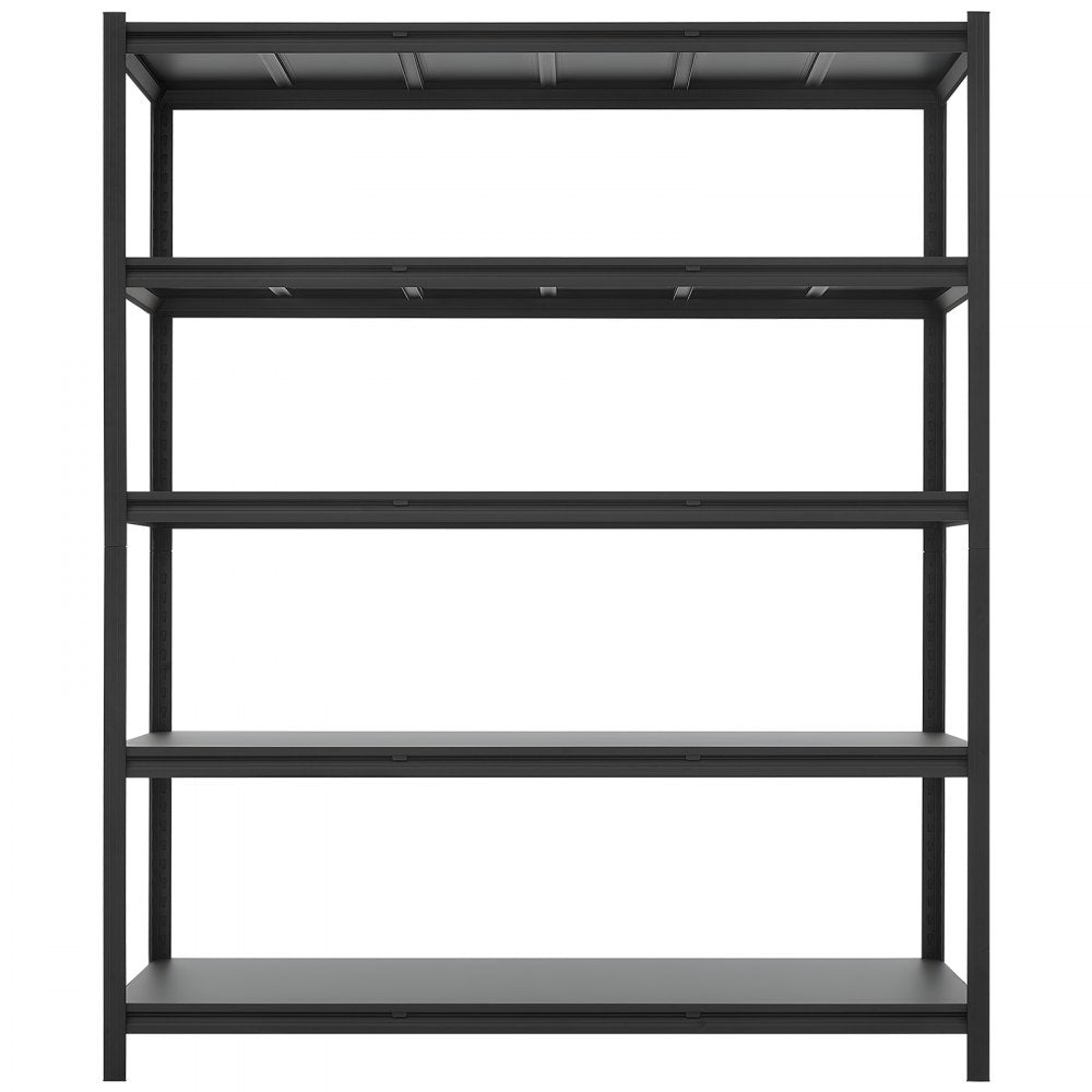 VEVOR Storage Shelves, 5-Tier Adjustable, 3000 lbs Capacity, Heavy Duty Garage Storage Shelving Unit, Metal Utility Rack Shelf, for Garage Workshop Warehouse Basement, 59.49" W x 20.55" D x 71.38" H