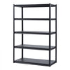 VEVOR Storage Shelves, 3000 lbs, 5 Tier Garage Storage Shelving, 24" D x 48" W x 72" H Adjustable Metal Shelves for Garage Shelves Utility Rack Shelf, Ideal for Kitchen, Warehouse, Basement, Black