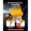 Newly Upgraded Oil-Tight VEVOR Metal Fuel Container, 5.3 Gallon, Fuel Jerry Can with Spout and Comfort Handle, 6 L/min Max Flow Rate, Leakproof & Corrosion-resistant Metal Gas Tank Most Cars Motorcycle ATV UTV, Yellow