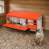 VEVOR Chicken Nest Box, 4-Compartment, 15 to 30 in Stable & Corrosion-Resistant Metal Nesting Boxes with Inclined Nesting Boxes, Bottom Holes & Resting Platform, Fit for Different Chicken Breeds