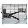 VEVOR Hamster Cage, 360° Viewing Transparent Hamster Habitats, Small Animal Cage, 29.5 x 17.3 x 24 in, Ventilated Pet Mouse Cages with Water Bottle, Portable Hamster House for Rats, Guinea Pigs