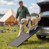VEVOR Dog Ramp for Car 63" L x 17" W Foldable Pet Ramp Sandpaper Surface, for SUV Car Truck Outdoor, 250 lbs Capacity, Extra Long and Wide Gentler Climb, Non-Slip Portable for Medium & Large Dogs