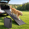 VEVOR Dog Ramp for Car 63" L x 17" W Foldable Pet Ramp Sandpaper Surface, for SUV Car Truck Outdoor, 250 lbs Capacity, Extra Long and Wide Gentler Climb, Non-Slip Portable for Medium & Large Dogs