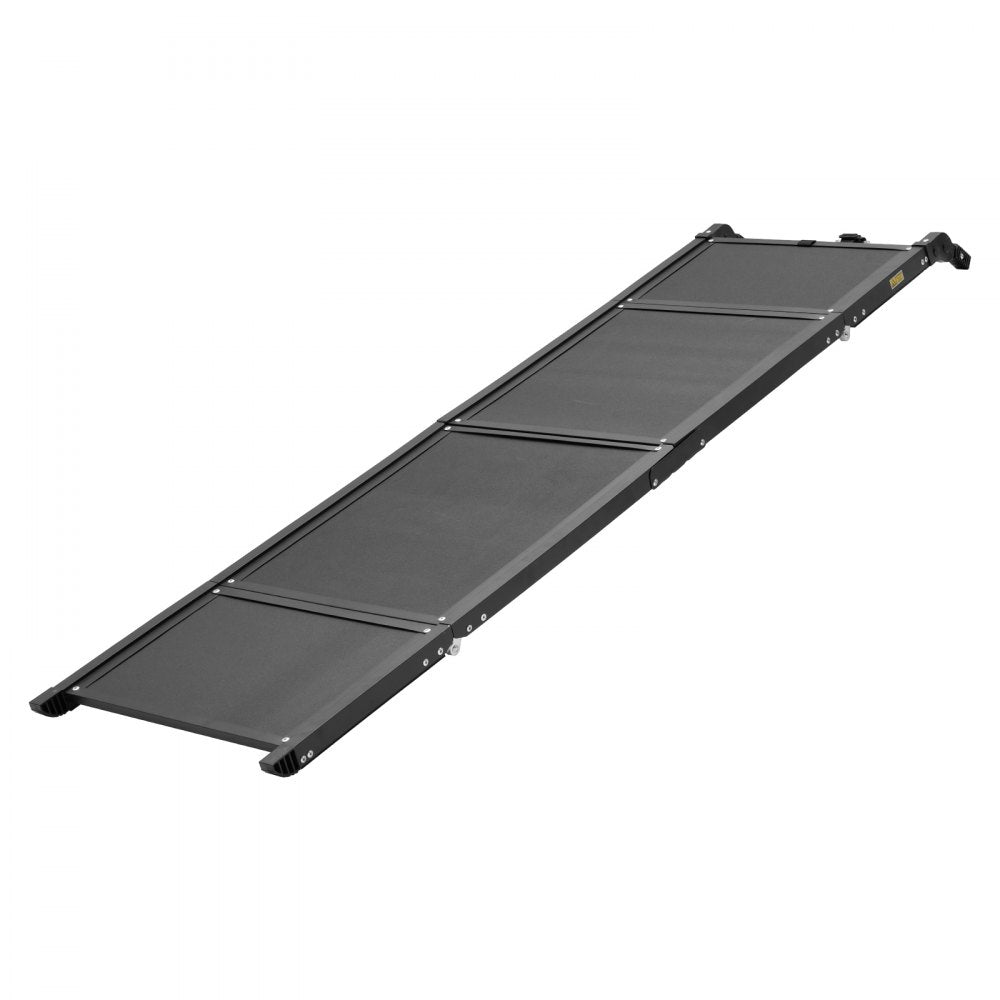VEVOR Dog Ramp for Car 63" L x 17" W Foldable Pet Ramp Sandpaper Surface, for SUV Car Truck Outdoor, 250 lbs Capacity, Extra Long and Wide Gentler Climb, Non-Slip Portable for Medium & Large Dogs
