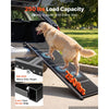 VEVOR Dog Ramp for Car 63" L x 17" W Foldable Pet Ramp with Felt Surface, for SUV Car Truck Outdoor, 250 lbs Capacity, Extra Long and Wide Gentler Climb, Non-Slip Portable for Medium & Large Dogs