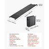 VEVOR Dog Ramp for Car 63" L x 17" W Foldable Pet Ramp with Felt Surface, for SUV Car Truck Outdoor, 250 lbs Capacity, Extra Long and Wide Gentler Climb, Non-Slip Portable for Medium & Large Dogs
