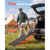 VEVOR Dog Ramp for Car 71" L x 17" W Foldable Pet Ramp with Felt Surface, for SUV Car Truck Outdoor, 250 lbs Capacity, Extra Long and Wide Gentler Climb, Non-Slip Portable for Medium & Large Dogs