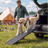 VEVOR Dog Ramp for Car 71" L x 17" W Foldable Pet Ramp Sandpaper Surface, for SUV Car Truck Outdoor, 250 lbs Capacity, Extra Long and Wide Gentler Climb, Non-Slip Portable for Medium & Large Dogs