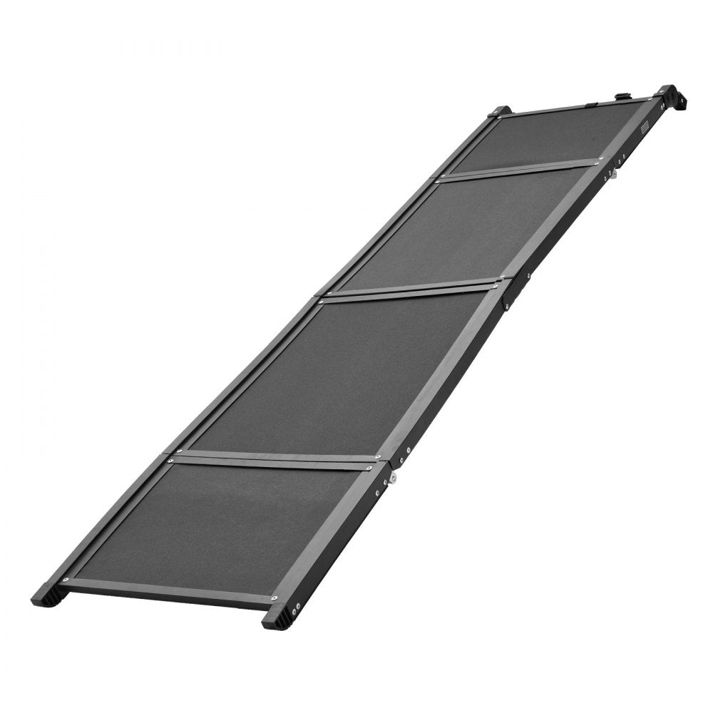 VEVOR Dog Ramp for Car 71" L x 17" W Foldable Pet Ramp Sandpaper Surface, for SUV Car Truck Outdoor, 250 lbs Capacity, Extra Long and Wide Gentler Climb, Non-Slip Portable for Medium & Large Dogs