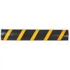 VEVOR 6FT Rubber Speed Bump, 2 Pack, 2 Channel Heavy Duty Traffic Speed Hump, 22000 lbs/Axle Load Capacity, 72 in Cable Protector Ramp with Expansion Screws, for Asphalt Concrete Gravel Driveway Road